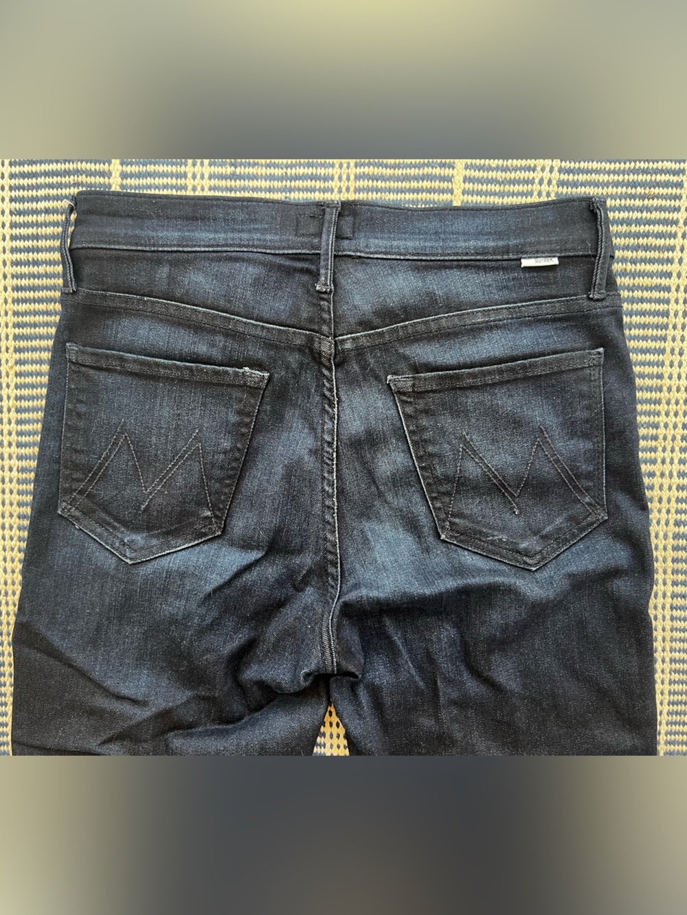 Mother jeans the mid rise dazzler ankle in now or never size 28